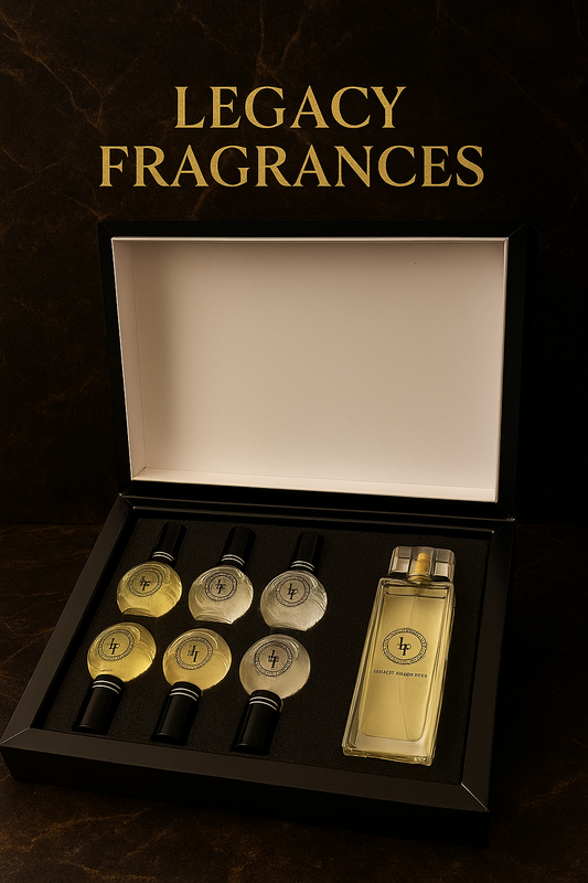 boite parfum + testeurs 18ml